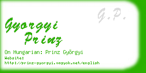 gyorgyi prinz business card